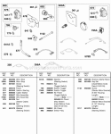 Starter Panel Kits Diagram and Parts List for 243431-0798-99  Briggs and Stratton Engine